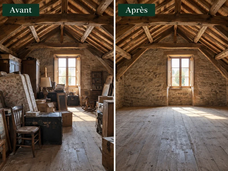 Maison ou grenier après succession